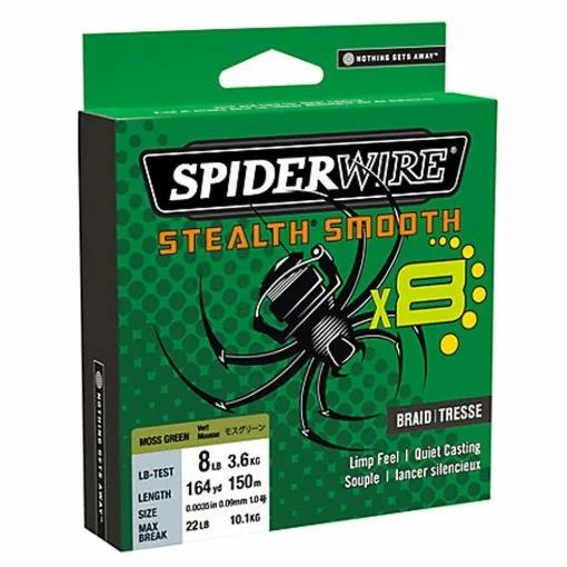 SpiderWire Stealth Smooth 8 Braided Fishing Line -Lure Fishing Sales Shop 20a0048.1