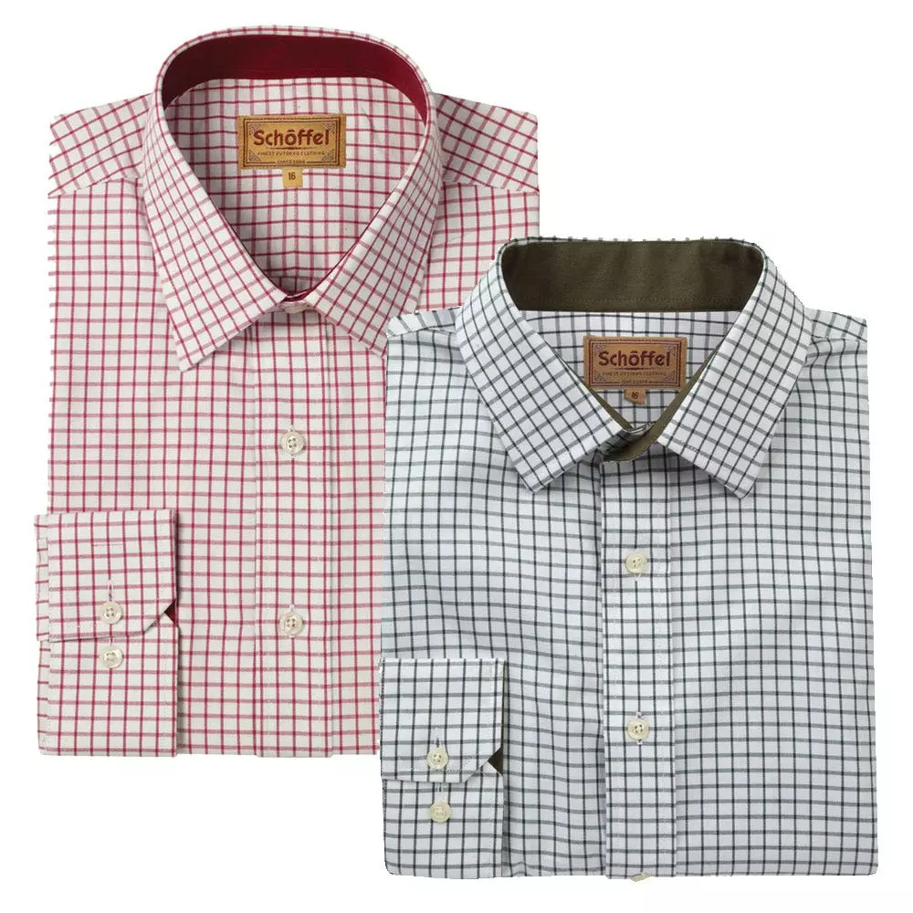 Schoffel Cambridge Cotton Check Shirt 3 Schoffel Cambridge Cotton Check Shirt