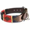 Pioneros Red/Navy/Cream Stripe Dog Collar -Lure Fishing Sales Shop f13a0659.1
