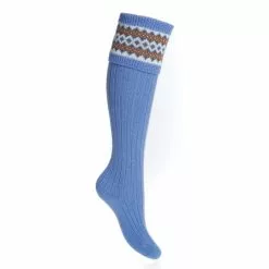 Farlows Ladies Fairisle Knitted Shooting Socks