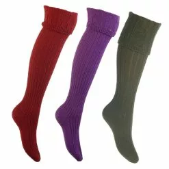 Farlows Lady Glenmore Cable Knitted Shooting Sock