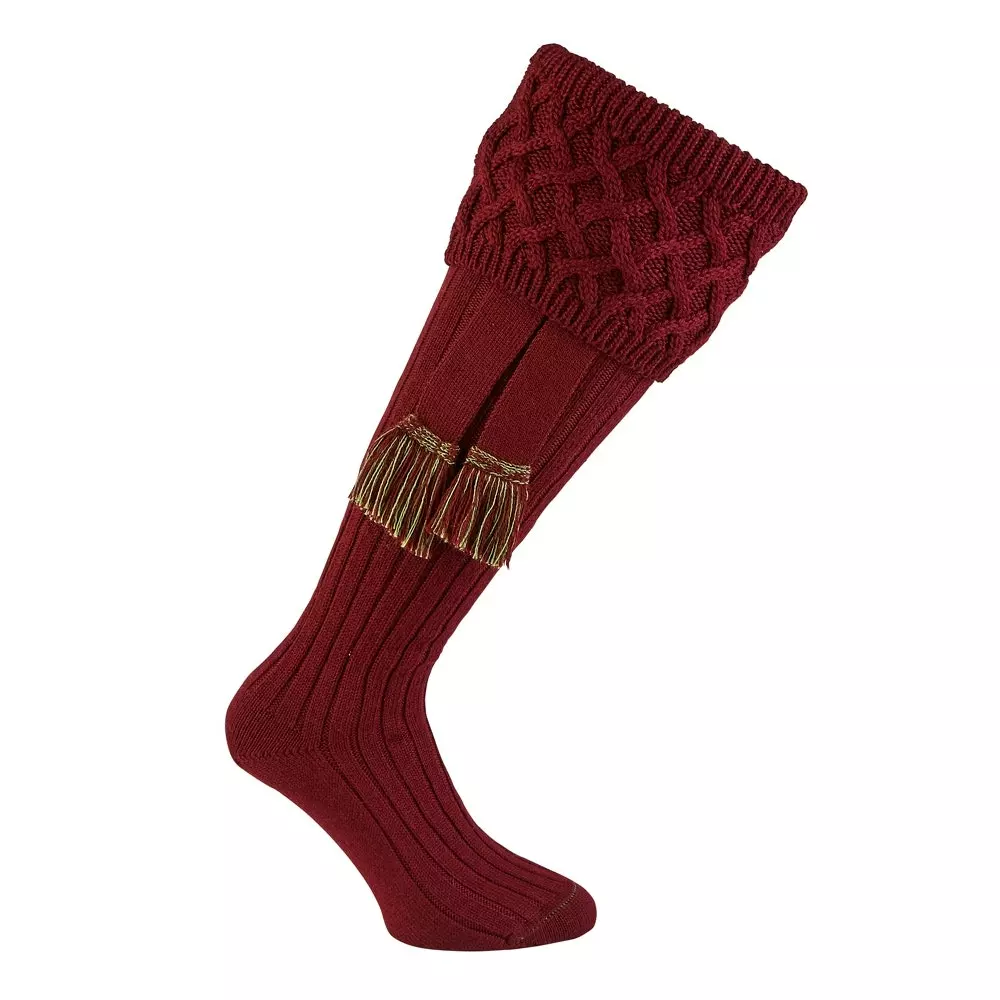 Farlows Rannoch Basket Weave Shooting Sock & Garter Set 4 Farlows Rannoch Basket Weave Shooting Sock & Garter Set - Image 2