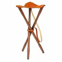 Laksen Teak & Leather Tripod Seat -Lure Fishing Sales Shop f17a0153.1 3