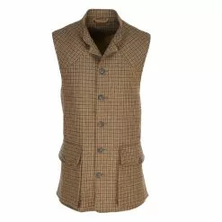 Farlows Tweed Shooting Gilet -Lure Fishing Sales Shop f17a0387darkolive 1 1