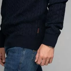 Schoffel Cable 1/4 Zip Cashmere Knitted Jumper -Lure Fishing Sales Shop f18a0063.01