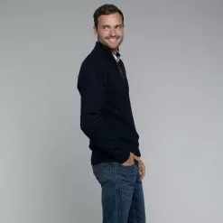 Schoffel Cable 1/4 Zip Cashmere Knitted Jumper -Lure Fishing Sales Shop f18a0063.03