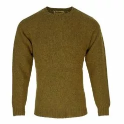 Farlows Lambswool Crew Neck Jumper -Lure Fishing Sales Shop f18a0078dkolive 2