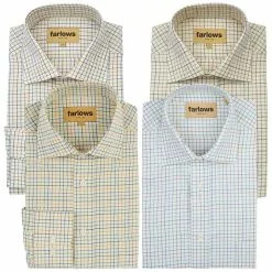Farlows Tattersall Small Check Shirt