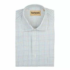 Farlows Tattersall Small Check Shirt -Lure Fishing Sales Shop f18a0244bluegreenbrown 7