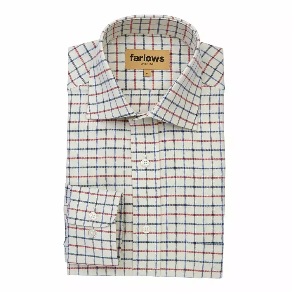 Farlows Tattersall Medium Check Shirt 5 Farlows Tattersall Medium Check Shirt - Image 3