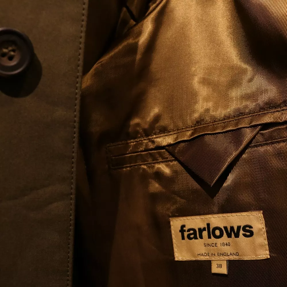 Farlows Kilburn Cotton Showerproof Raincoat 7 Farlows Kilburn Cotton Showerproof Raincoat - Image 5