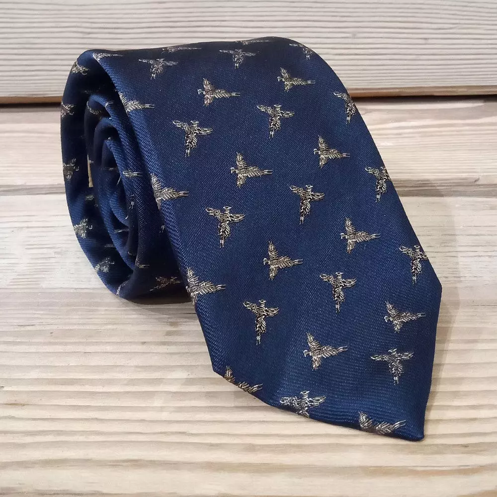 Farlows New Flying Pheasant Silk Tie 9 Farlows New Flying Pheasant Silk Tie - Image 7