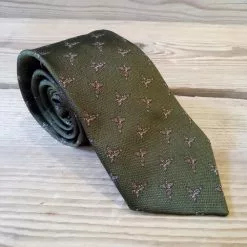 Farlows New Flying Pheasant Silk Tie 14 Farlows New Flying Pheasant Silk Tie -Lure Fishing Sales Shop f20a0076olive2