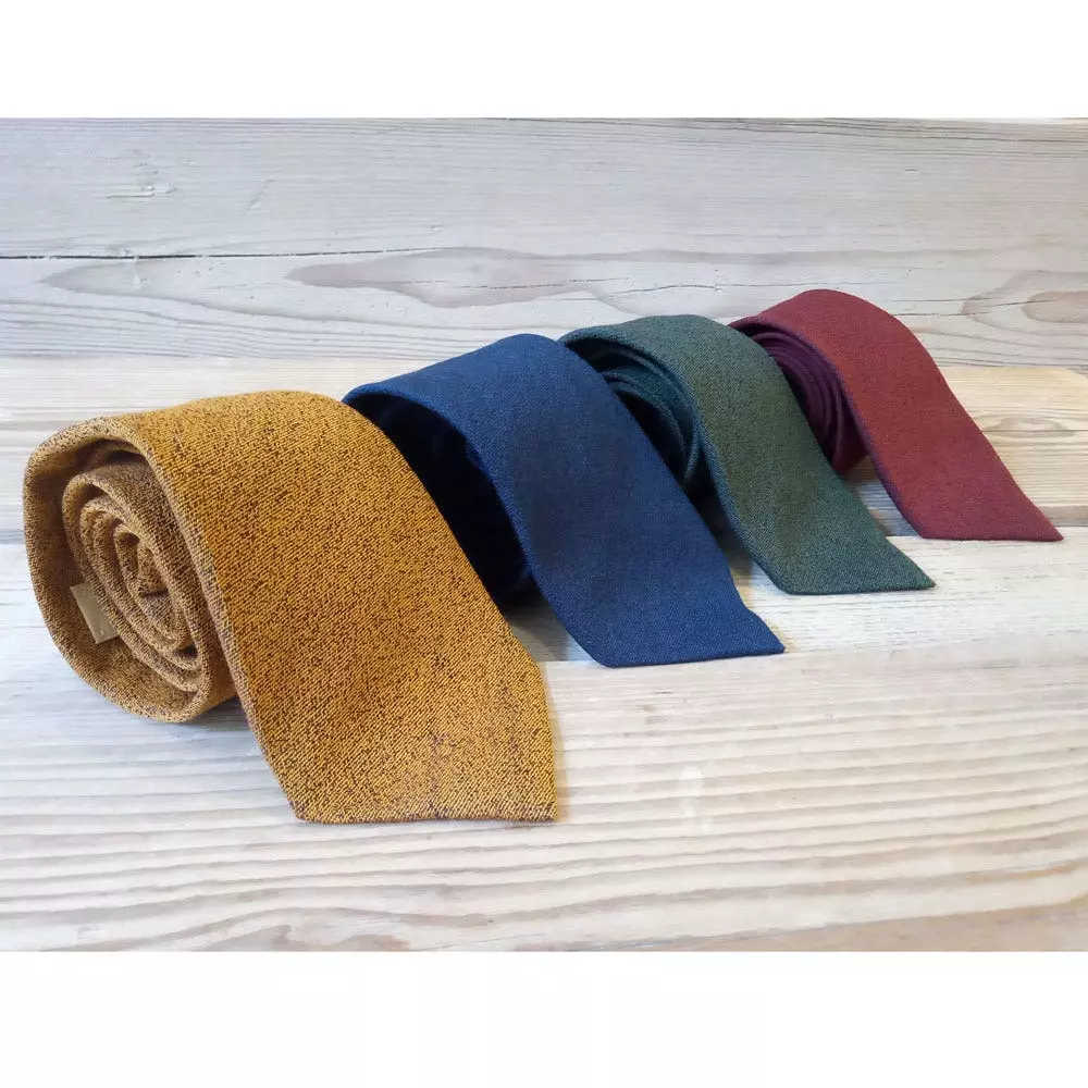 Farlows Plain Tweed Tie 3 Farlows Plain Tweed Tie