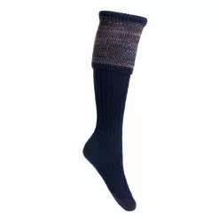 Farlows Ladies Katrine Multi Top Knitted Shooting Sock -Lure Fishing Sales Shop f21a0156navy 2