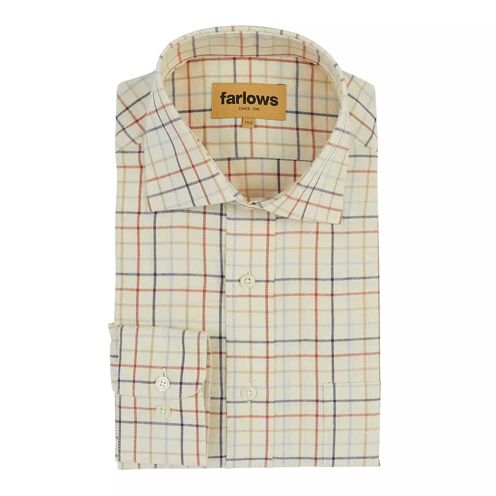 Farlows Tattersall Medium Check Shirt 6 Farlows Tattersall Medium Check Shirt - Image 4