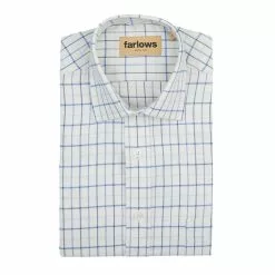 Farlows Tattersall Medium Check Shirt 11 Farlows Tattersall Medium Check Shirt -Lure Fishing Sales Shop f21a0166blue 7