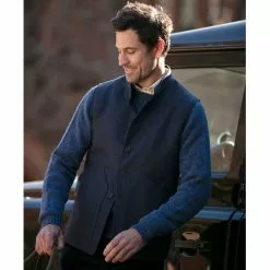 Farlows Rudham Nehru Tweed Gilet -Lure Fishing Sales Shop f21a0183.8