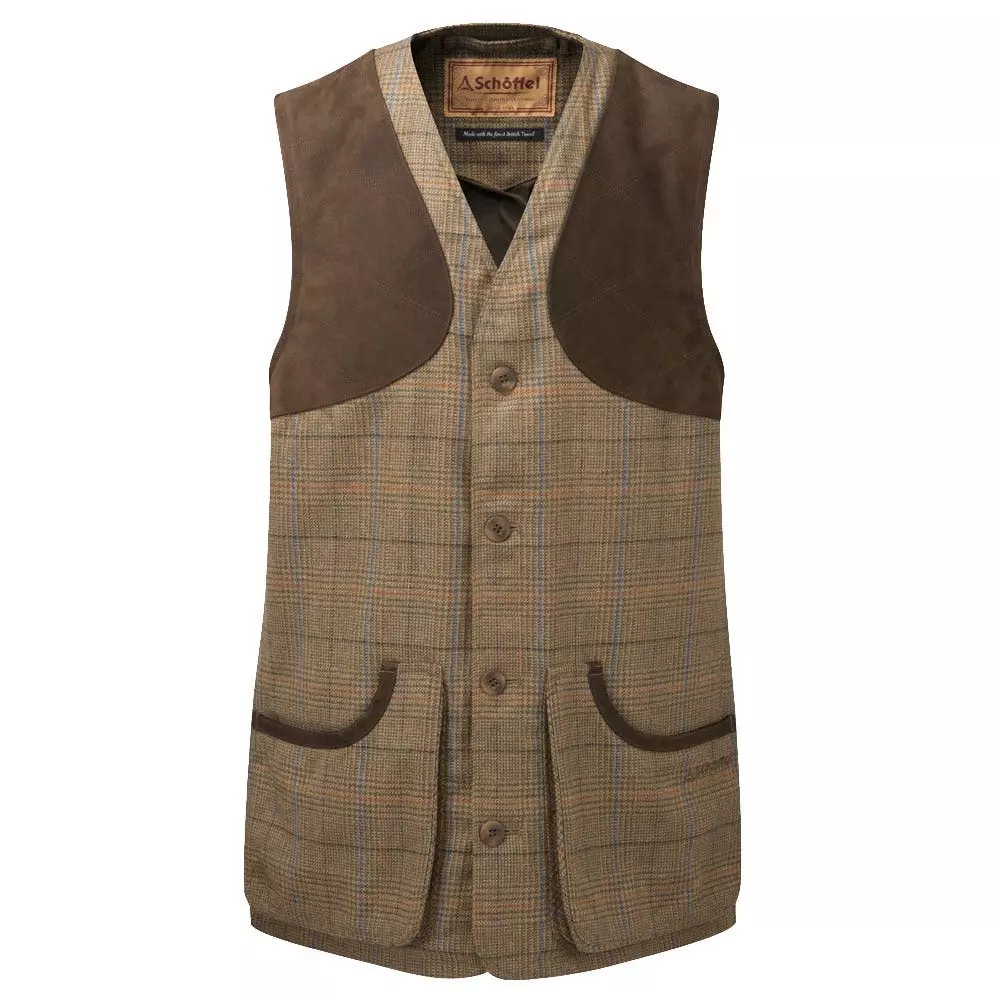 Schoffel Ptarmigan II Arran Tweed Shooting Waistcoat 3 Schoffel Ptarmigan II Arran Tweed Shooting Waistcoat