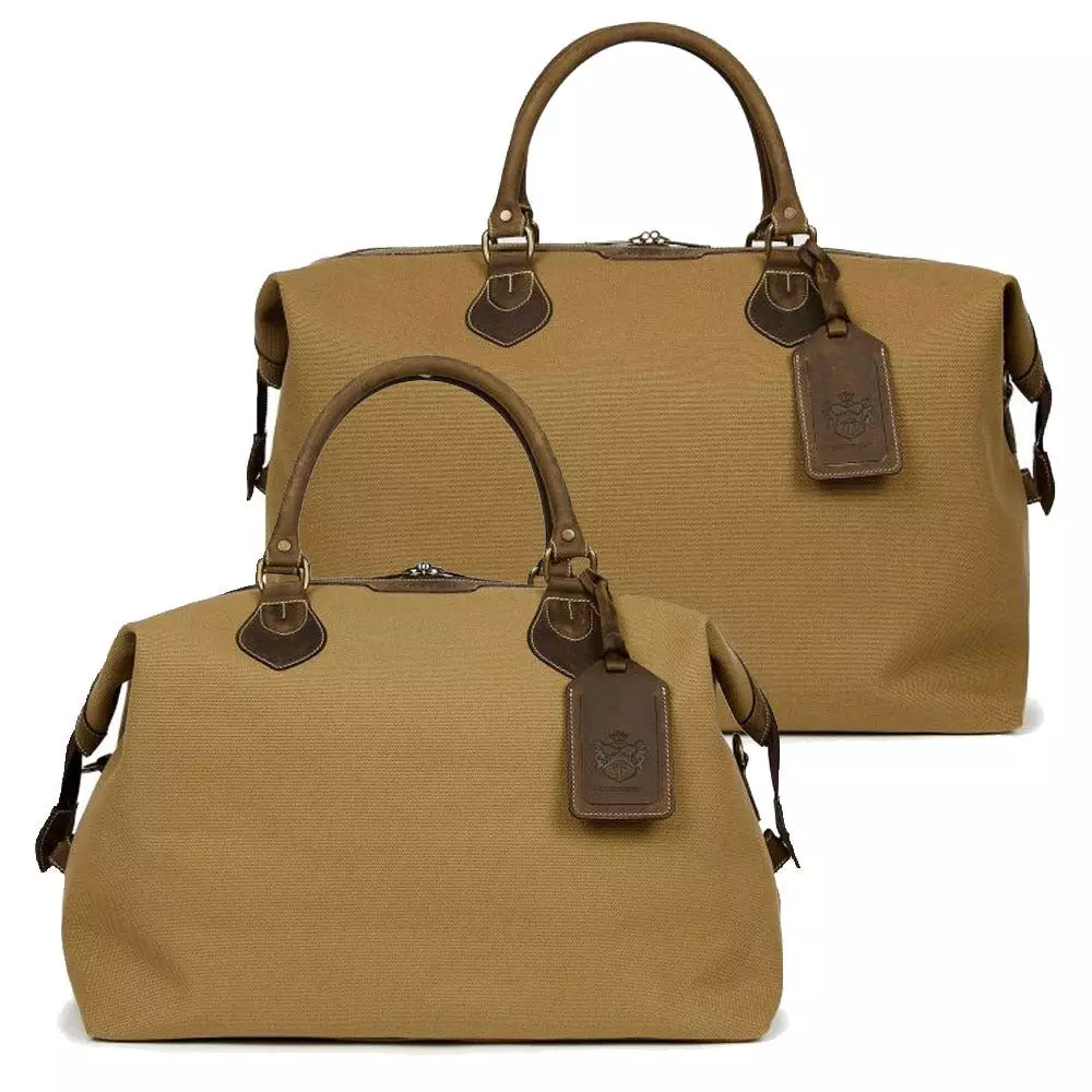 Tusting Tan Canvas Explorer Holdall Bag 3 Tusting Tan Canvas Explorer Holdall Bag