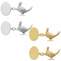 Farlows Pheasant Cufflinks