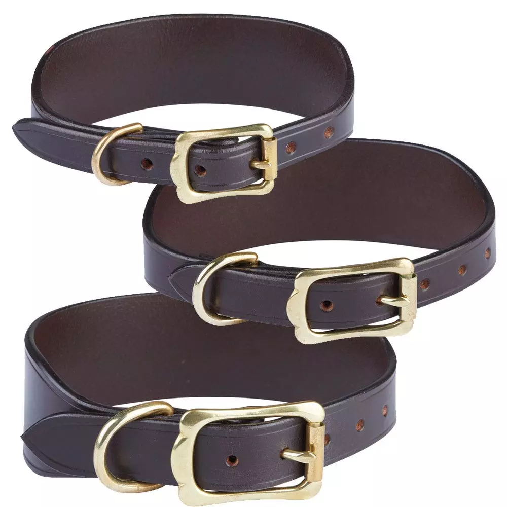 Farlows Bridle Leather Sight Hound Dog Collar 3 Farlows Bridle Leather Sight Hound Dog Collar
