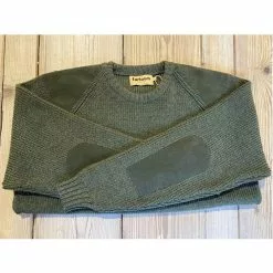 Farlows Ribbed Shooting Knitted Jumper -Lure Fishing Sales Shop f22a0175olive 4