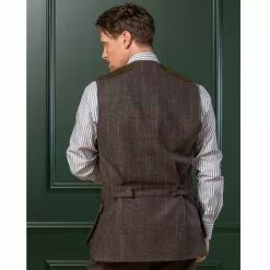 Laksen Limited Edition Belmond Leith Tweed Shooting Vest -Lure Fishing Sales Shop f22a0239.5