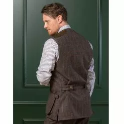 Laksen Limited Edition Belmond Leith Tweed Shooting Vest -Lure Fishing Sales Shop f22a0239.6