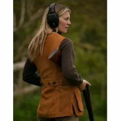 Farlows Ladies Suede Shooting Vest -Lure Fishing Sales Shop f22a0267.5