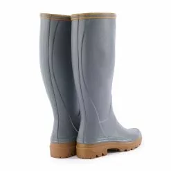 Le Chameau Ladies Giverny Jersey Lined Wellington Boots -Lure Fishing Sales Shop f23a0100grey2