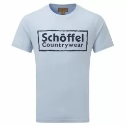 Schoffel Heritage Cotton T-Shirt -Lure Fishing Sales Shop f23a0129paleblue