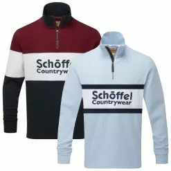 Schoffel Exeter Heritage 1/4 Zip Rugby Shirt