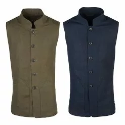 Farlows Linen Rudham Nehru Vest