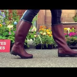 Le Chameau Ladies Giverny Jersey Lined Wellington Boots -Lure Fishing Sales Shop hqdefault 54 6