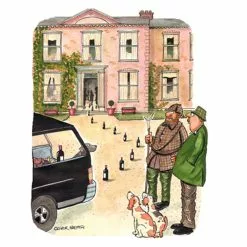 Oliver Preston Greetings Card - Only Way To Get The Guns Out