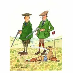 Oliver Preston Greetings Card - Your Dog's Picked Up Bad Habits