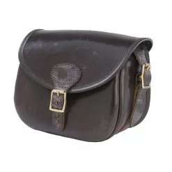 Croots Malton Bridle Leather Cartridge Bag