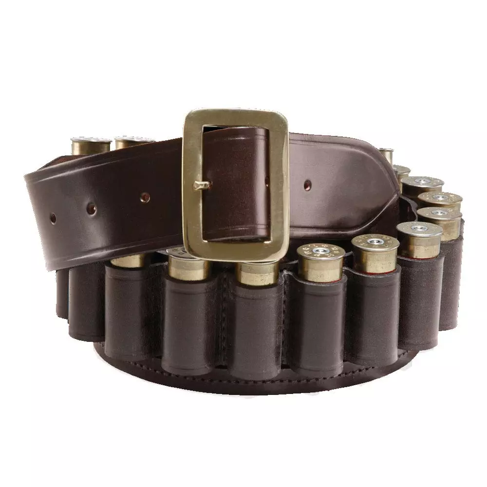 Croots Malton Bridle Leather 12 Gauge Cartridge Belt 3 Croots Malton Bridle Leather 12 Gauge Cartridge Belt